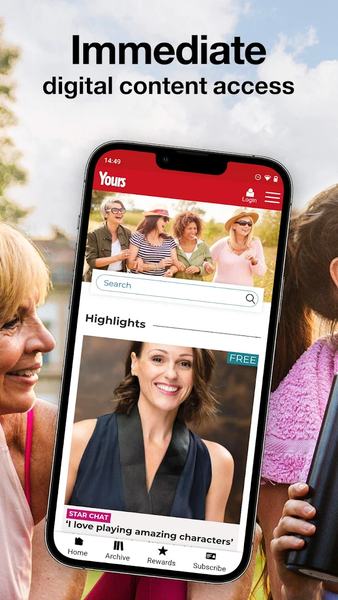 Yours Magazine: Health & More - Image screenshot of android app