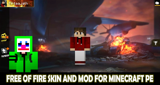 Mod and Skins Free of Fire For Minecraft PE - Image screenshot of android app