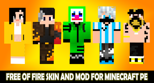 Mod and Skins Free of Fire For Minecraft PE - Image screenshot of android app