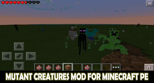 Mutant Creatures Mod for Minecraft PE 2021 - Image screenshot of android app