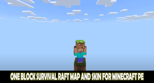 One Block Raft Survival for Minecraft PE - Image screenshot of android app