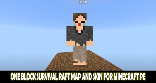 One Block Raft Survival for Minecraft PE - Image screenshot of android app