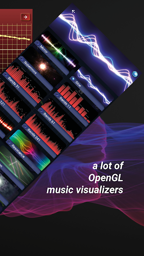 Audio Visualizer Music Player - عکس برنامه موبایلی اندروید