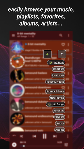 Audio Visualizer Music Player - عکس برنامه موبایلی اندروید