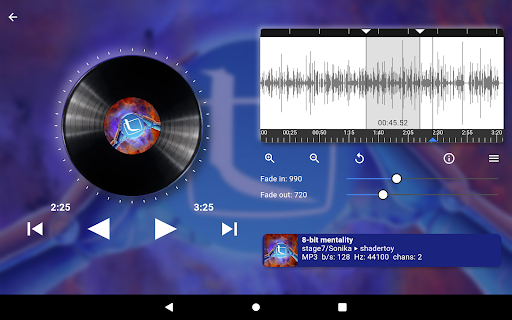 Audio Visualizer Music Player - عکس برنامه موبایلی اندروید