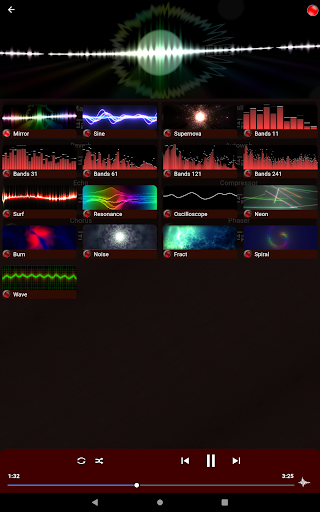 Audio Visualizer Music Player - عکس برنامه موبایلی اندروید