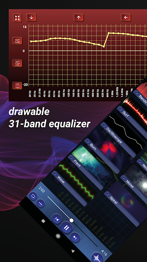 Audio Visualizer Music Player - عکس برنامه موبایلی اندروید