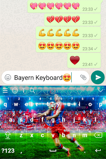 de rotene bayern Keyboard - عکس برنامه موبایلی اندروید