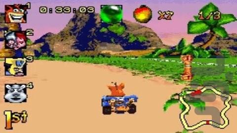Crash Nitro Kart - Gameplay image of android game