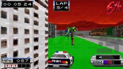 Cruisn Velocity - Gameplay image of android game