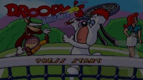 Droopys Tennis Open - Gameplay image of android game
