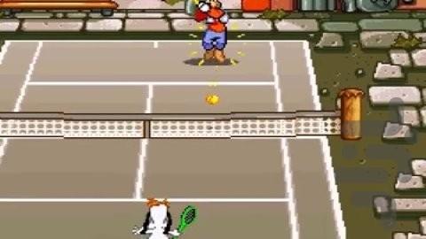 Droopys Tennis Open - Gameplay image of android game