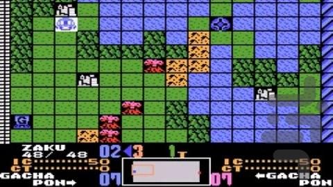 جهان گاندام: نبرد گاچاپون سنشی - Gameplay image of android game