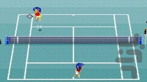 Family Tennis Advance - Gameplay image of android game