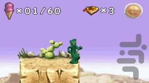 Gumby vs the Astrobots - Gameplay image of android game