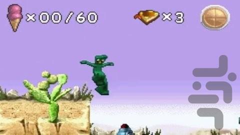 Gumby vs the Astrobots - Gameplay image of android game
