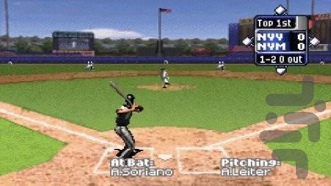 لیگ برتر بیس بال گرمای بالا 2002 - Gameplay image of android game
