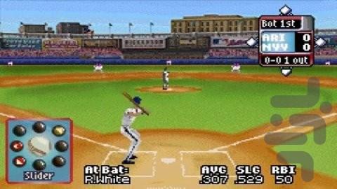 لیگ برتر بیس بال گرمای بالا 2003 - Gameplay image of android game