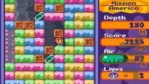 Mr Driller 2 - Gameplay image of android game