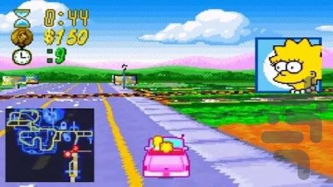 سیمپسونها - خشم جاده - عکس بازی موبایلی اندروید