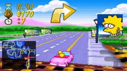 سیمپسونها - خشم جاده - عکس بازی موبایلی اندروید