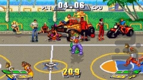 بسکتبال جام جم خیابانی - Gameplay image of android game