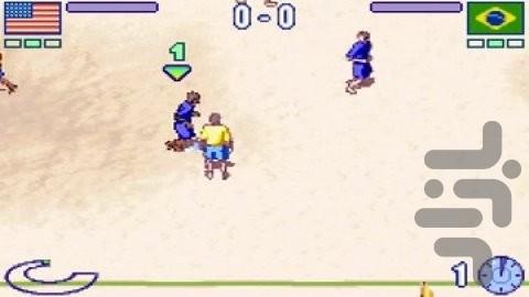 Ultimate Beach Soccer - Gameplay image of android game