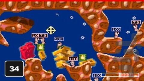 حزب جهانی کرم ها - عکس بازی موبایلی اندروید