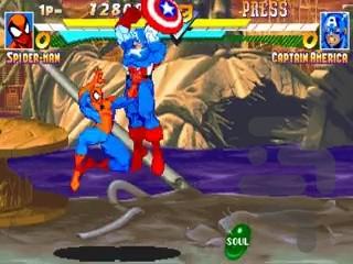 قهرمانان مارول - Gameplay image of android game