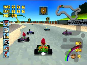 Woody Woodpecker Racing - Gameplay image of android game