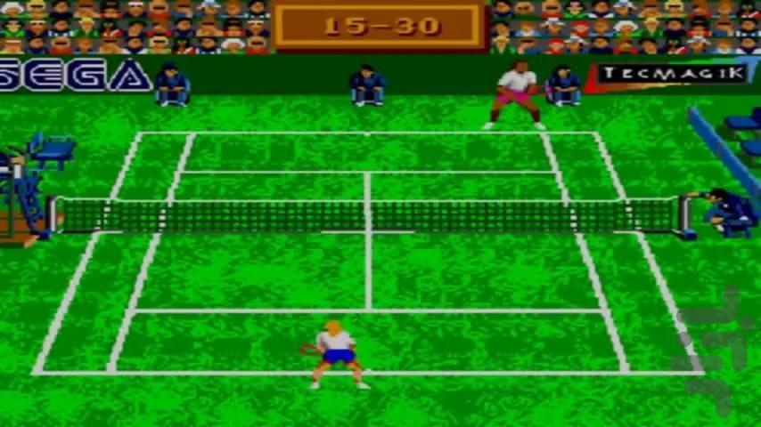 Andre Agassi Tennis - Gameplay image of android game