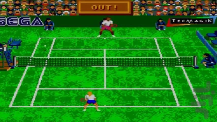 Andre Agassi Tennis - Gameplay image of android game