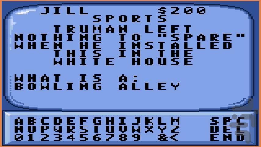 Jeopardy - Gameplay image of android game