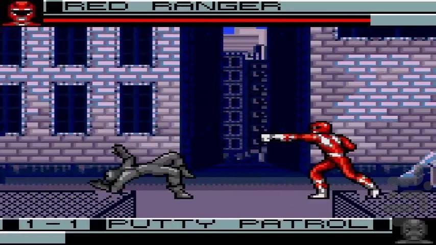 Mighty Morphin Power Rangers - Gameplay image of android game