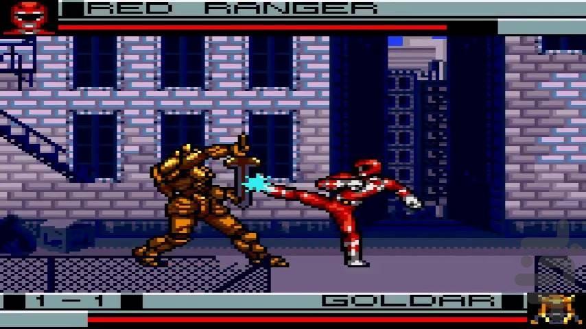 Mighty Morphin Power Rangers - Gameplay image of android game