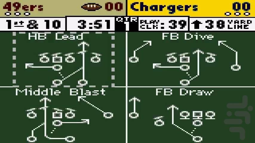 فوتبال آمریکای باشگاه کوارتربک NFL۹۶ - عکس بازی موبایلی اندروید