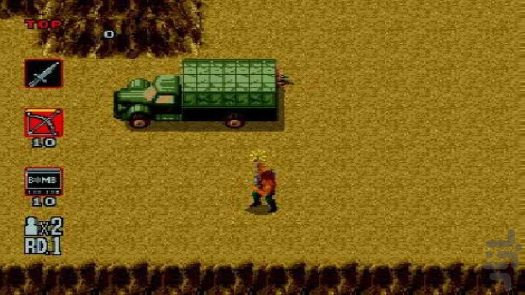 رامبو 3 سگا - Gameplay image of android game