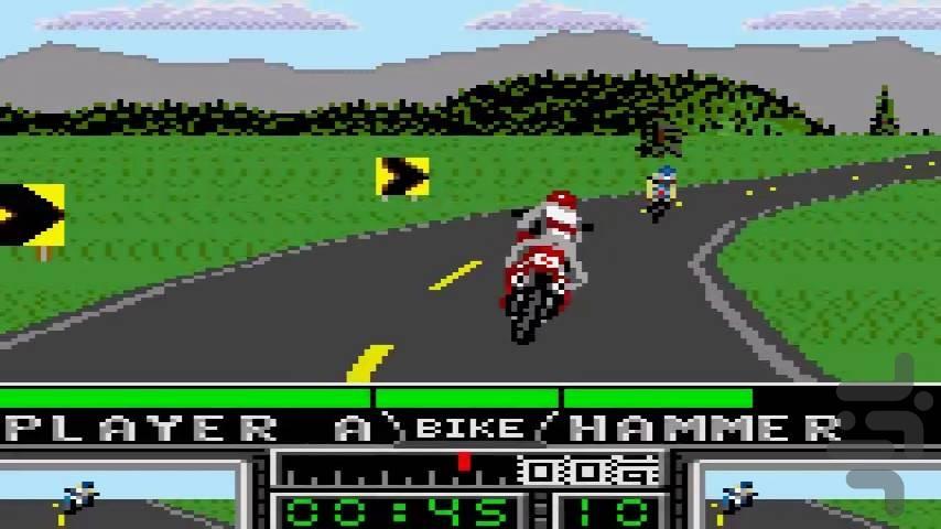 Road Rash - Gameplay image of android game