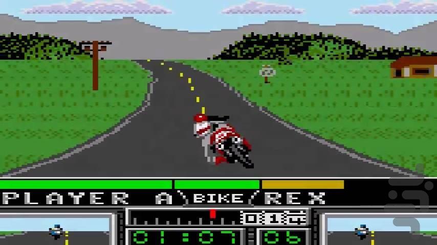 Road Rash - Gameplay image of android game