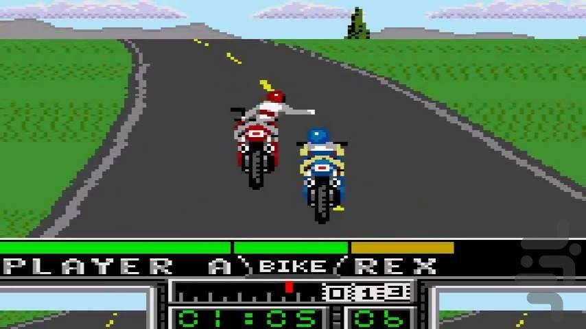 Road Rash - Gameplay image of android game
