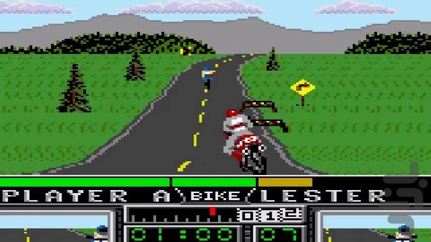 Road Rash - Gameplay image of android game