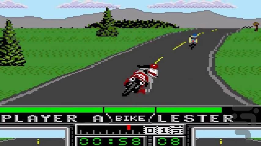 Road Rash - Gameplay image of android game