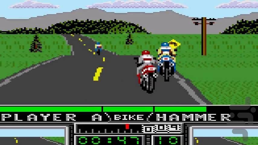 Road Rash - Gameplay image of android game