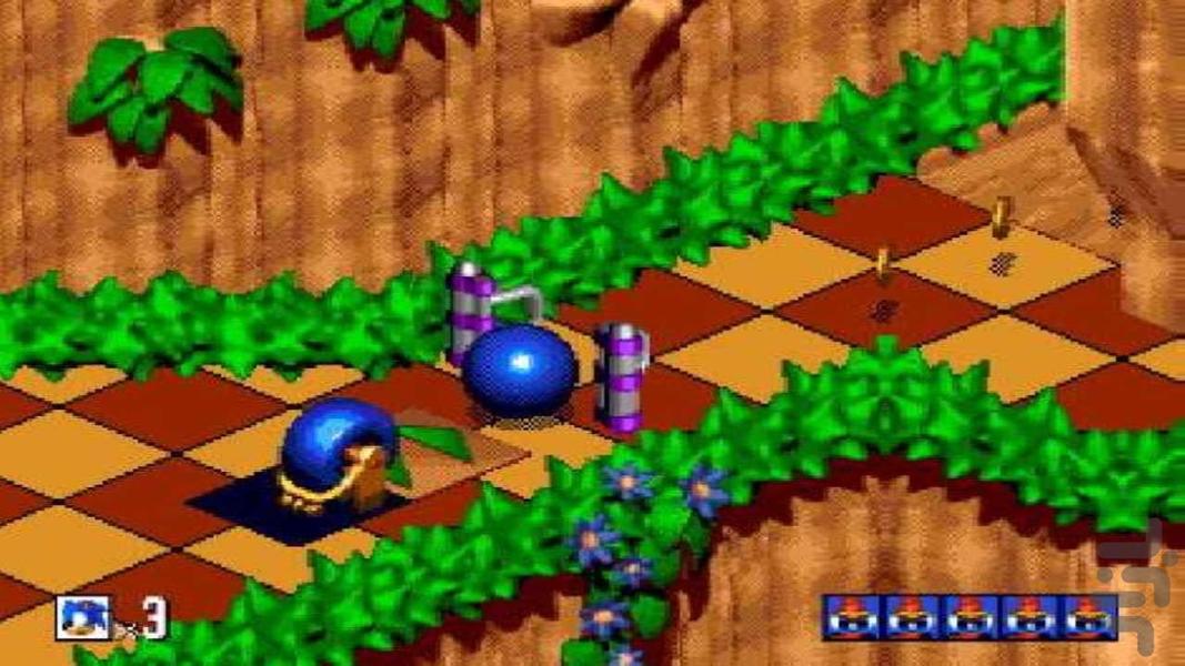 Sonic 3D Blast - Gameplay image of android game