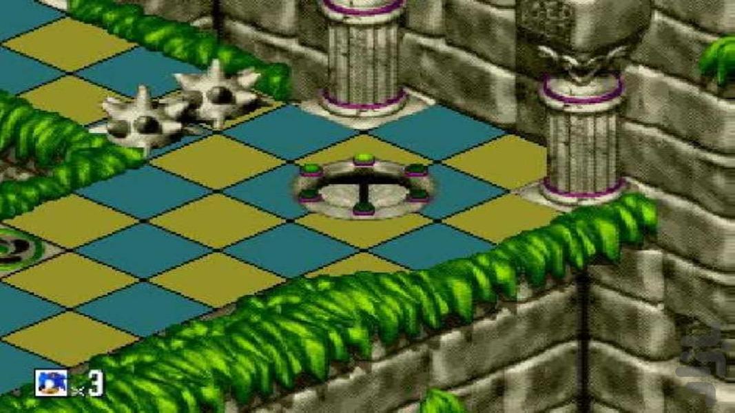 Sonic 3D Blast - Gameplay image of android game
