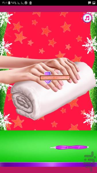 Christmas Fashion Nail Salon - Gameplay image of android game
