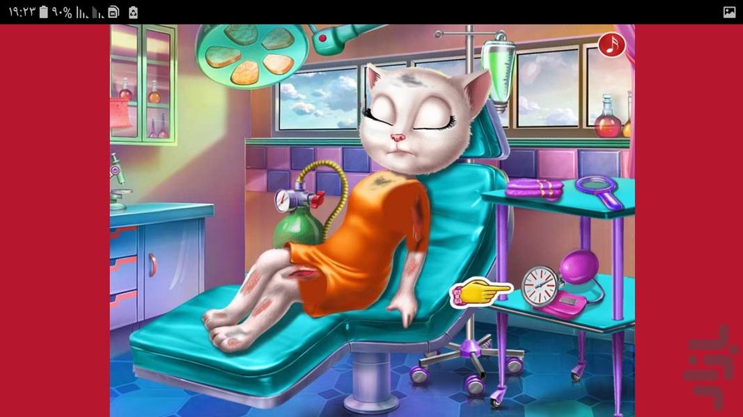 اورژانس کیتی گربه - Gameplay image of android game