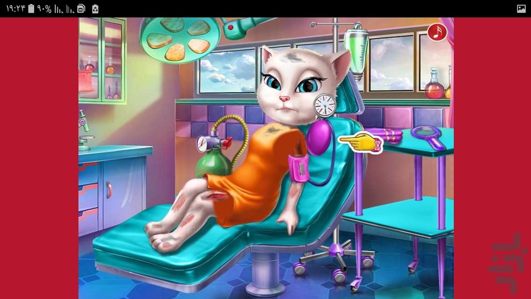 Kitty Mission Accident Er - Gameplay image of android game