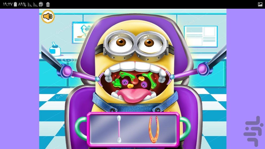 Minion Throat Doctor - Gameplay image of android game