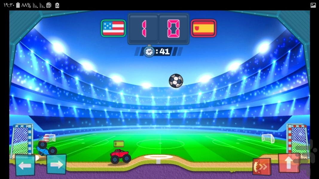Monster Truck Soccer - Gameplay image of android game